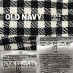 Old Navy Womens Pants Black White Gingham Plaid Pixie Skinny Size 10 Photo 7