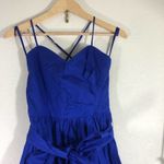 1901 NWT  cobalt blue midi fit and flare dress Photo 2