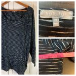 Habitat Casual Lagenlook Top Womens XXL Artsy Boho Mature Comfort‎ Coastal Black Photo 1