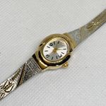 Vintage Avon women’s silver gold tone watch 18mm oval up to 7.5” quartz running Photo 1