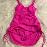 EOMENIE Vibrant Pink Ruched Swimsuit size S brand new see all photos Photo 4