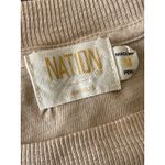 Nation Ltd  Paulette Women's Ruffle Sleeve Top - Casual‎ Knit Tee, Neutral Photo 3
