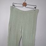Free People Beach Ribbed Knit Bootcut Pants Slit Side Detail Large Photo 1