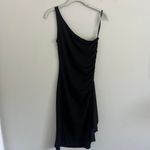 Ruby Rox Y2K BLACK  ONE SHOULDER RHINESTONE FAIRY MIDI DRESS Photo 6