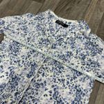 Ralph Lauren hydrangeas floral blue pajama set Photo 3