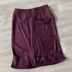Rare Marni Womens Silk Skirt Size 38 Berry Color Back zipper Made in Italy Photo 5
