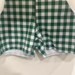 Tuckernuck White Tennis Golf Pickleball Skort Green Gingham Sporty Preppy Large Photo 3