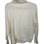 Commense Cream Mock Neck Sweater Pullover Long Sleeve Knit Top XS Photo 0