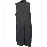 Athleta Duet Wrap Surplice Heather Gray Jersey Dress Women's Size Small Photo 5