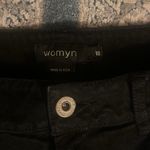 Womyn size 10 Black Flare Boot Cut Pants stretchy denim Photo 2