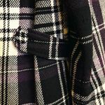 Dress Barn Vintage Womens XL Black & White Plaid Tweed Zippered Wool Blend Jacket Photo 4