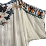 Johnny Was Vanny heavily Embroidered Satin Butterfly Blouse NWT Photo 4