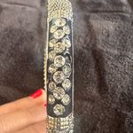 Bracelet Wire and Rhinestone studded Steam Punk Style Bangle Costume Silver Photo 6