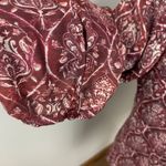 Ecru  Boho The Squire Barolo Tapestry Blouse Medium Silk 3/4 Sleeve NWT Photo 2