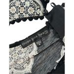 Three Hearts Three pink hearts black and white paisley dress size medium Photo 4