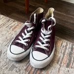 Converse Maroon High Tops Sz 9 Photo 0