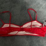 Amazon -Red Latex Bra Top  Photo 1