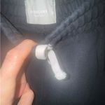 Everlane Black Joggers with White Drawstring Photo 1