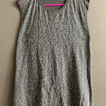 Lululemon Women’s  Athletica Muscle Hustle Tee Gray White Abstract Tank Top Photo 0