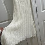Freshman 1996 White Crochet Knit Dress Photo 1