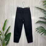 American Eagle  Black Distressed Relaxed Mom Jean size 4 Photo 1