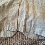 Eileen Fisher Linen Blazer Womens Large Gray Silver Metallic Fitted Jacket Photo 8