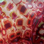 Ivy Jane Red and Pink Geometric Blouse Size Large Photo 6