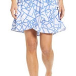 Vineyard Vines  Lattice Print Wrap Skirt in Marlin Size‎ 2 Photo 0