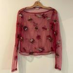 Free People Embroidered Floral Lace Longsleeve Top Photo 0