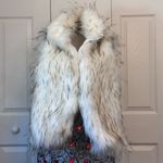 SPACE SIMONA CORSELLINI FAUX FUR DOWN JACKET
DETACHABLE SLEEVES WHITE SIZE XS/40 Photo 0