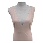 Birdy Grey SHAMIN DRESS CREPE TAUPE LARGE NEW NWT BRIDESMAID WEDDING Photo 2
