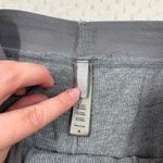 SKIMS Boyfriend Collection Gray Ribbed Knit High Waisted Boxer Brief Shorts M Photo 3