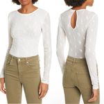Free People NWT  Intimately Make Out Mesh Bodysuit Ivory Size XS Photo 1