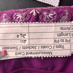 Denim And Co Boho Top Purple Medium Photo 7