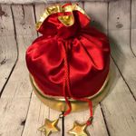 Vintage Satin Crown With Stars Drawstring Bag Photo 1