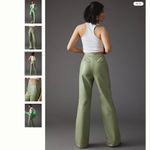 Avec Les Filles Anthropologie  Faux Leather Flare Trousers Photo 1