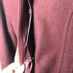 Kenneth Cole Kenneth coal wool blend burgundy pea coat jacket Photo 5