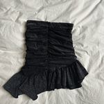 ZARA  black Ruched Skirt Photo 2