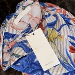 Vera & Lucy pants lightweight pocket floral horizontal striped small NWT Photo 3