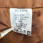 Y2K Women's Tweed Wool Coat Small Multicolor Italian Made Verde & Mela Vintage Blue Photo 8