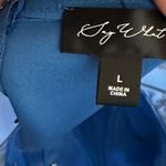 Say What? Say What Blue Top with Chain Straps‎ Photo 4