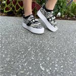 Karl Lagerfeld  Black and White platform embellished vidya pearls sneakers 11 Photo 6