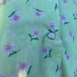 Vintage La ti fashion lingerie cottagecore floral print green gown Size M Photo 4