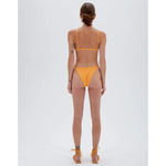 JONATHAN SIMKHAI Joelle Bikini Top in Pixie XSmall New Womens Swim Orange Size XS Photo 9