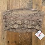 Free People Green Lace Floral Bandeau Tube Top Intimates Bra Photo 6