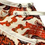 GB Floral/Paisley Print Romper Long Sleeve Drawstring Waist Boho Chic Size Large Photo 6