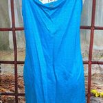 Socapri Tank Top 100% Flax Mediterranean Blue Made in Italy L Size L Photo 11