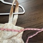 Moon River  Floral Applique Summer Dress Beige Size Small 1838 Photo 10