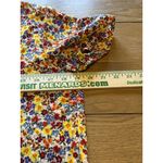 Molly Bracken  Floral Short Sleeve Blouse Sz Medium‎ Polyester Tiered Cottagecore Photo 4