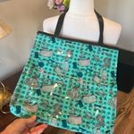 Makeup Bag Tote Aquamarine Blue Photo 5